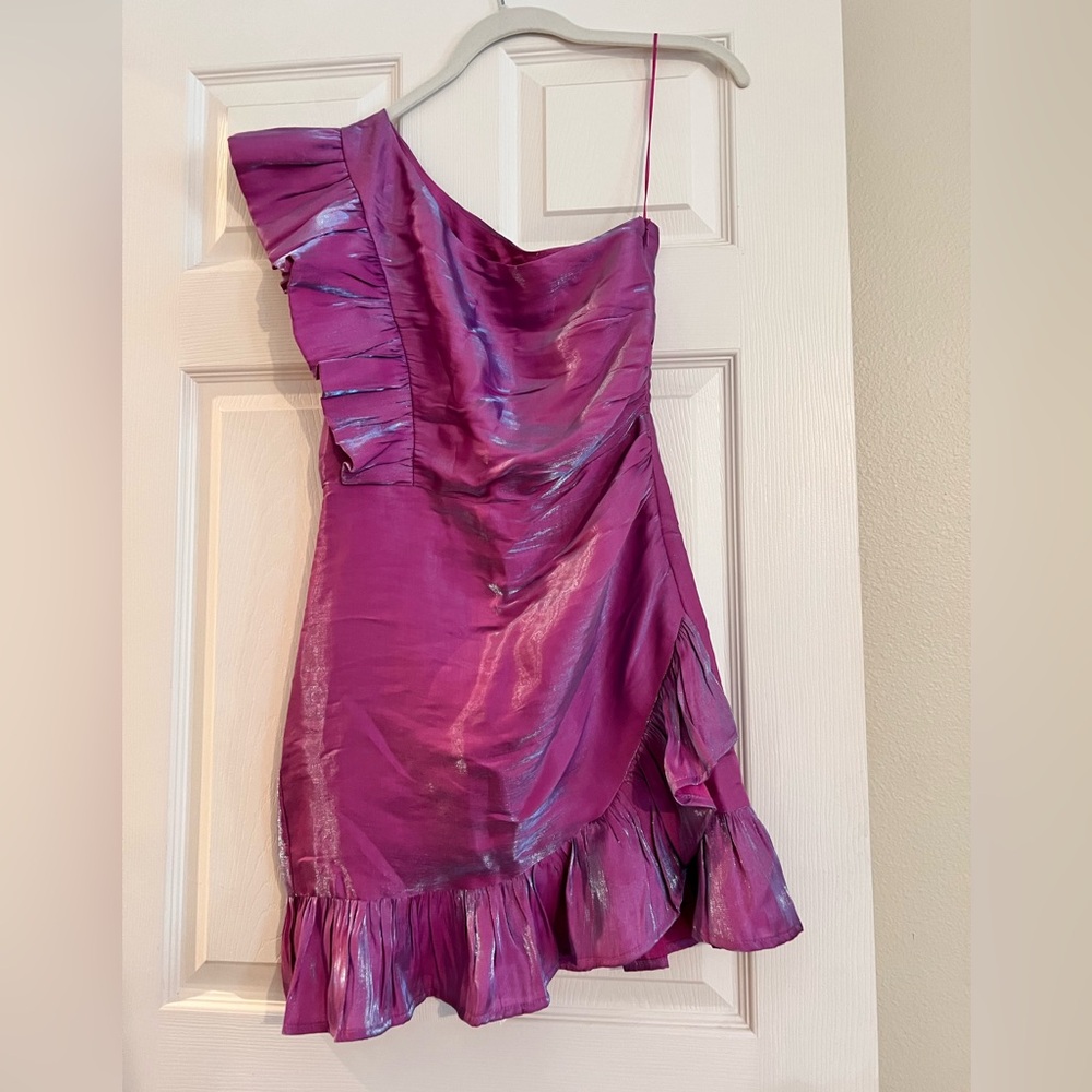 Hot pink , purple